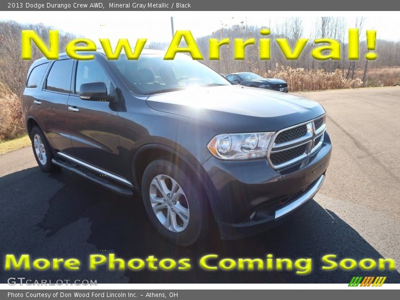 Mineral Gray Metallic / Black 2013 Dodge Durango Crew AWD