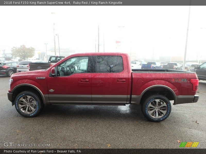 Ruby Red / King Ranch Kingsville 2018 Ford F150 King Ranch SuperCrew 4x4