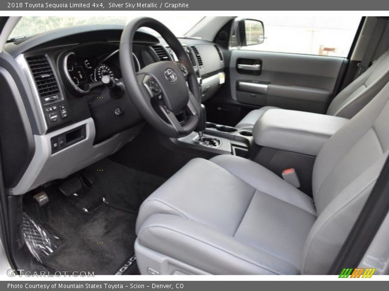  2018 Sequoia Limited 4x4 Graphite Interior