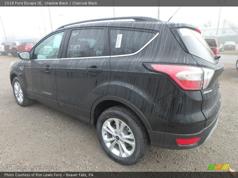 Shadow Black / Charcoal Black 2018 Ford Escape SE