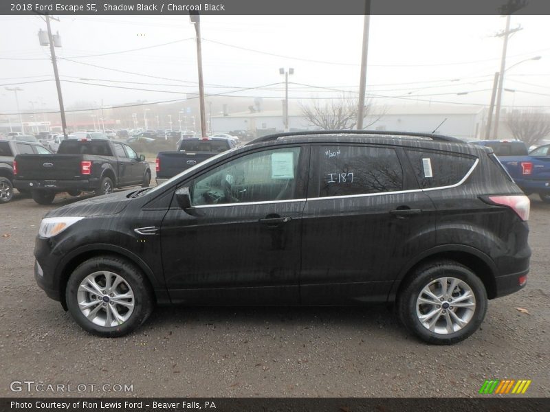 Shadow Black / Charcoal Black 2018 Ford Escape SE
