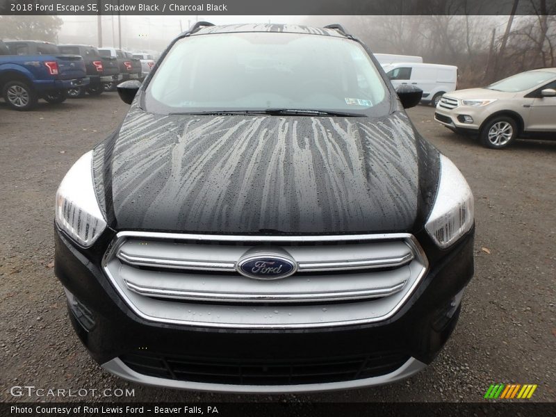 Shadow Black / Charcoal Black 2018 Ford Escape SE