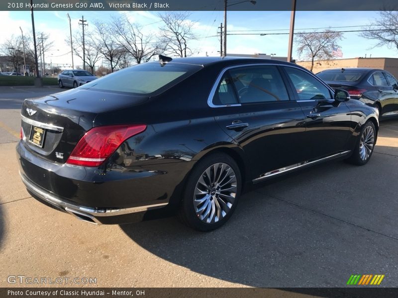 Victoria Black / Black 2018 Hyundai Genesis G90 AWD