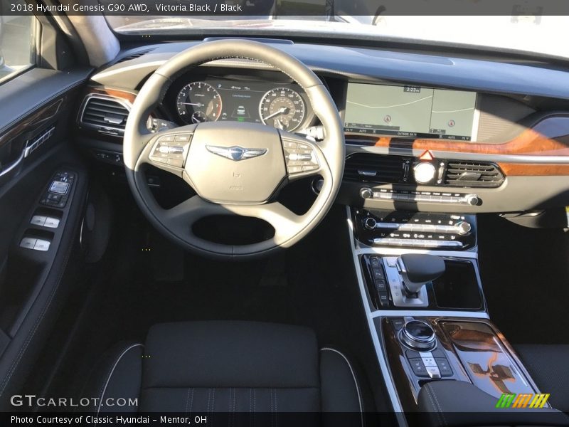Victoria Black / Black 2018 Hyundai Genesis G90 AWD
