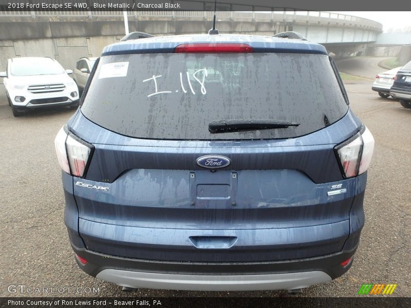 Blue Metallic / Charcoal Black 2018 Ford Escape SE 4WD