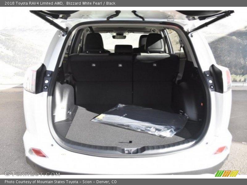 Blizzard White Pearl / Black 2018 Toyota RAV4 Limited AWD