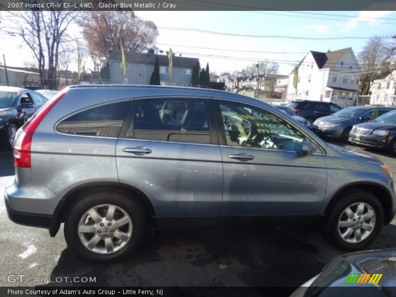 Glacier Blue Metallic / Gray 2007 Honda CR-V EX-L 4WD