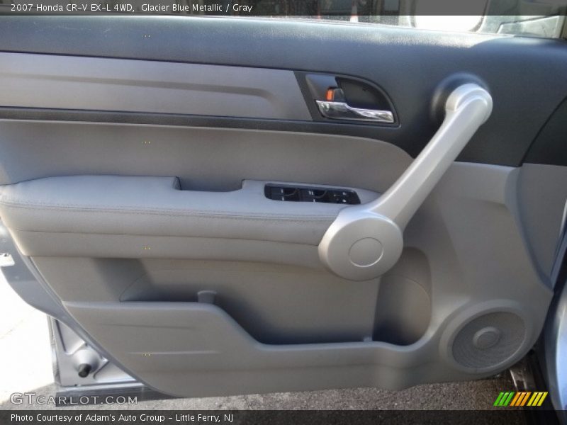 Glacier Blue Metallic / Gray 2007 Honda CR-V EX-L 4WD