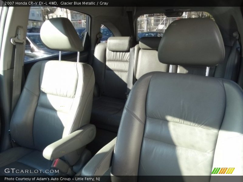 Glacier Blue Metallic / Gray 2007 Honda CR-V EX-L 4WD