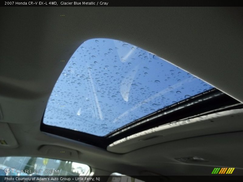 Glacier Blue Metallic / Gray 2007 Honda CR-V EX-L 4WD