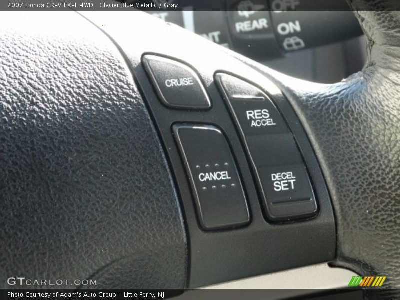 Glacier Blue Metallic / Gray 2007 Honda CR-V EX-L 4WD