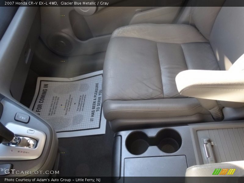 Glacier Blue Metallic / Gray 2007 Honda CR-V EX-L 4WD