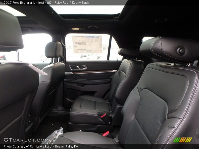 Ruby Red / Ebony Black 2017 Ford Explorer Limited 4WD