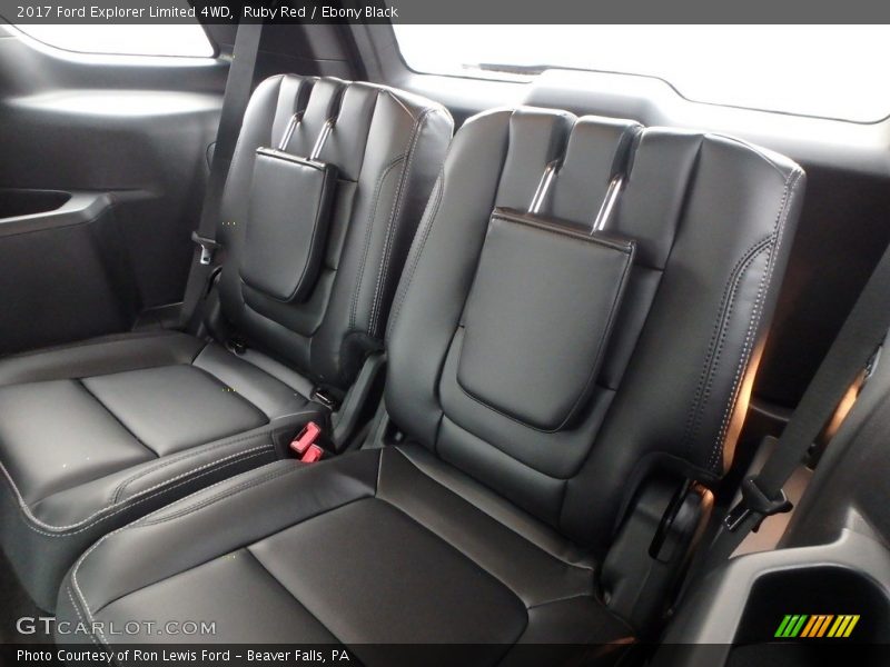 Ruby Red / Ebony Black 2017 Ford Explorer Limited 4WD