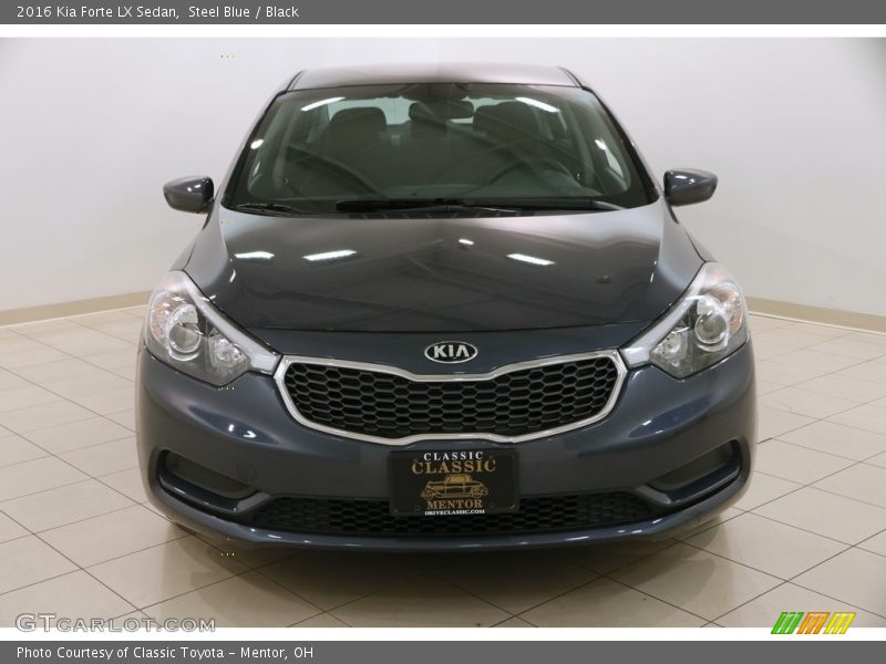 Steel Blue / Black 2016 Kia Forte LX Sedan