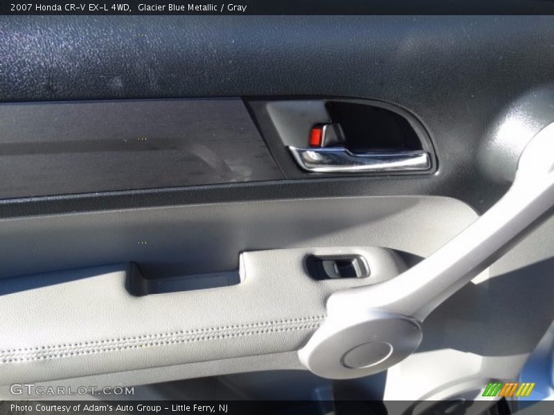 Glacier Blue Metallic / Gray 2007 Honda CR-V EX-L 4WD