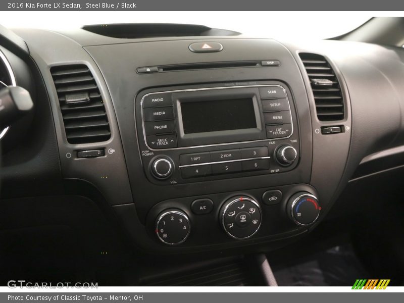 Steel Blue / Black 2016 Kia Forte LX Sedan