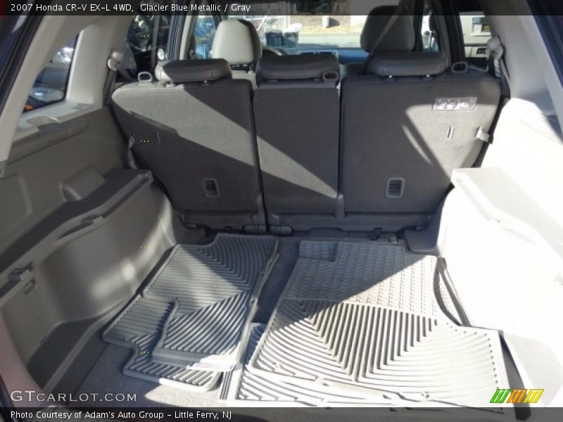 Glacier Blue Metallic / Gray 2007 Honda CR-V EX-L 4WD