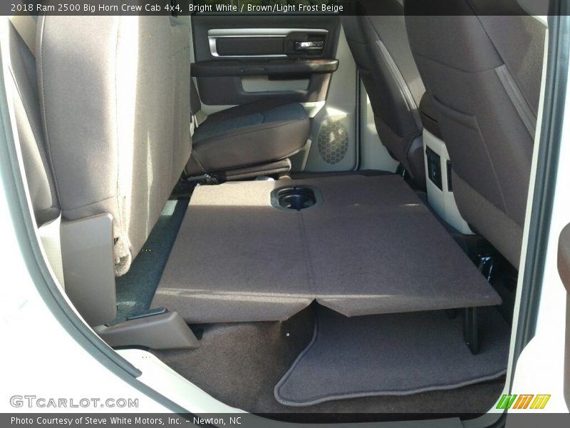 Bright White / Brown/Light Frost Beige 2018 Ram 2500 Big Horn Crew Cab 4x4