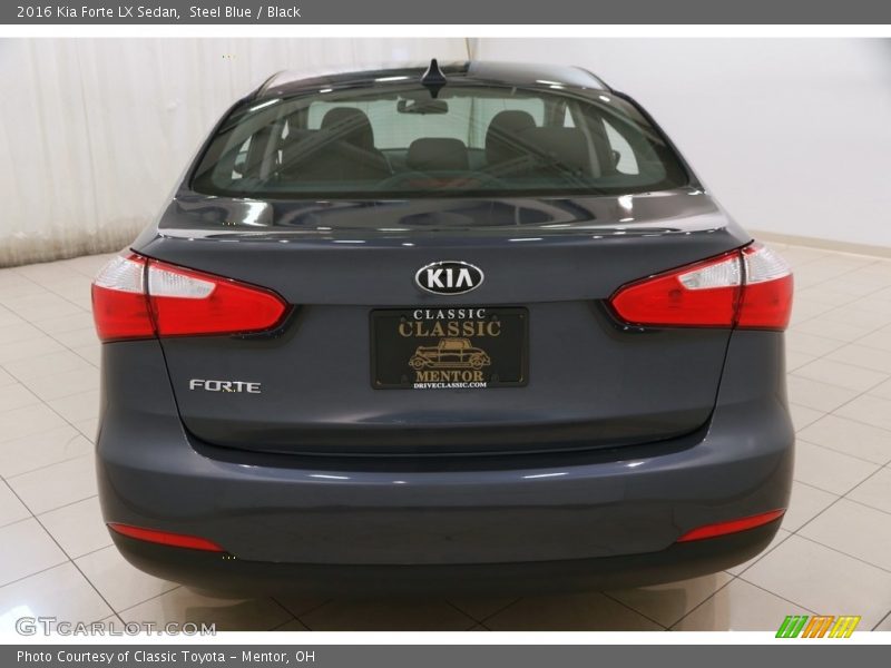 Steel Blue / Black 2016 Kia Forte LX Sedan