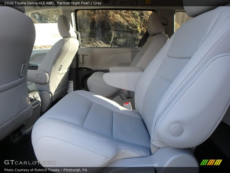 Rear Seat of 2018 Sienna XLE AWD