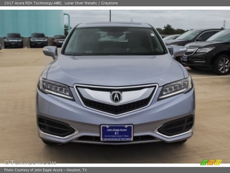 Lunar Silver Metallic / Graystone 2017 Acura RDX Technology AWD