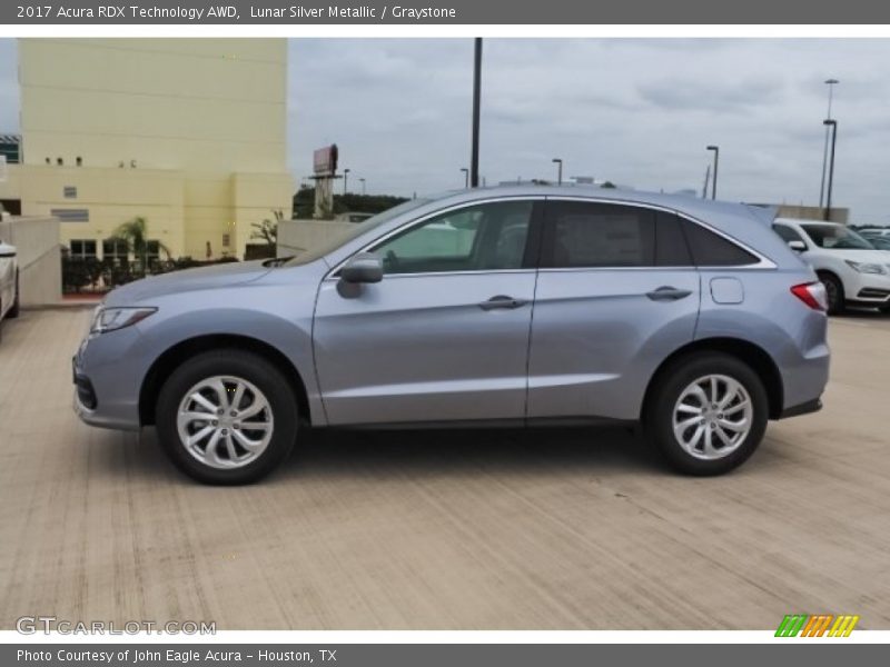 Lunar Silver Metallic / Graystone 2017 Acura RDX Technology AWD