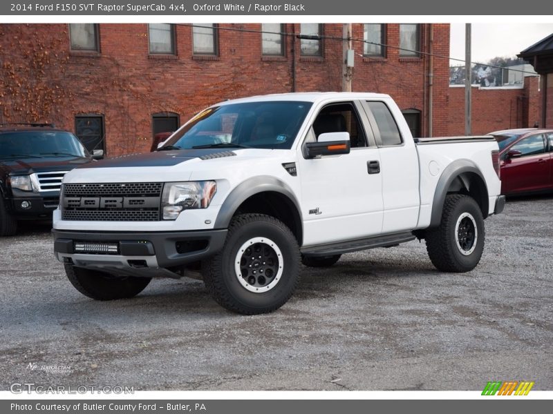 Oxford White / Raptor Black 2014 Ford F150 SVT Raptor SuperCab 4x4