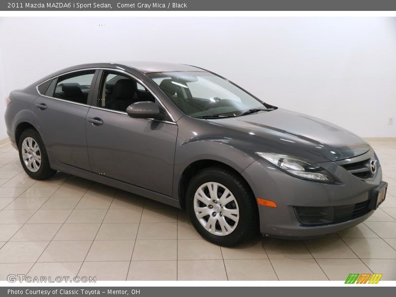 Comet Gray Mica / Black 2011 Mazda MAZDA6 i Sport Sedan