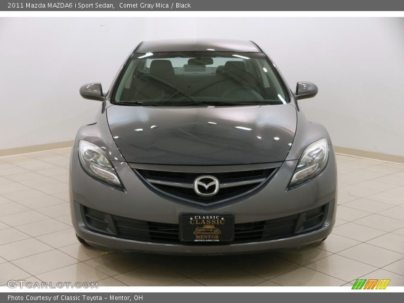 Comet Gray Mica / Black 2011 Mazda MAZDA6 i Sport Sedan
