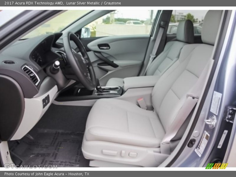 Lunar Silver Metallic / Graystone 2017 Acura RDX Technology AWD