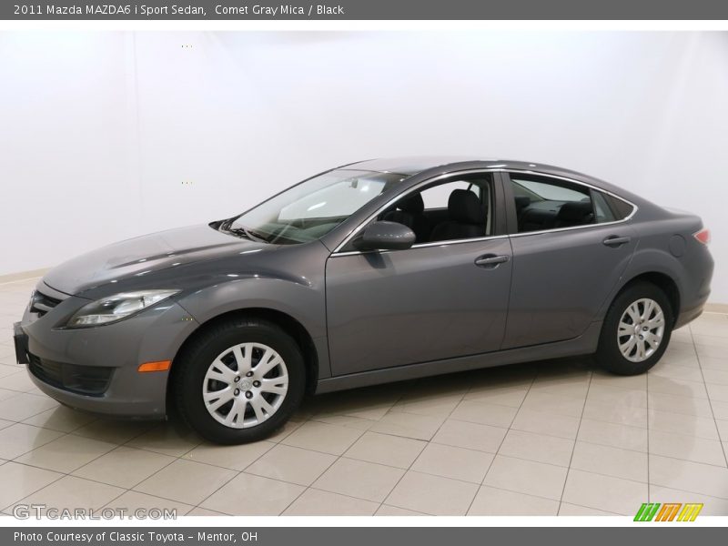 Comet Gray Mica / Black 2011 Mazda MAZDA6 i Sport Sedan