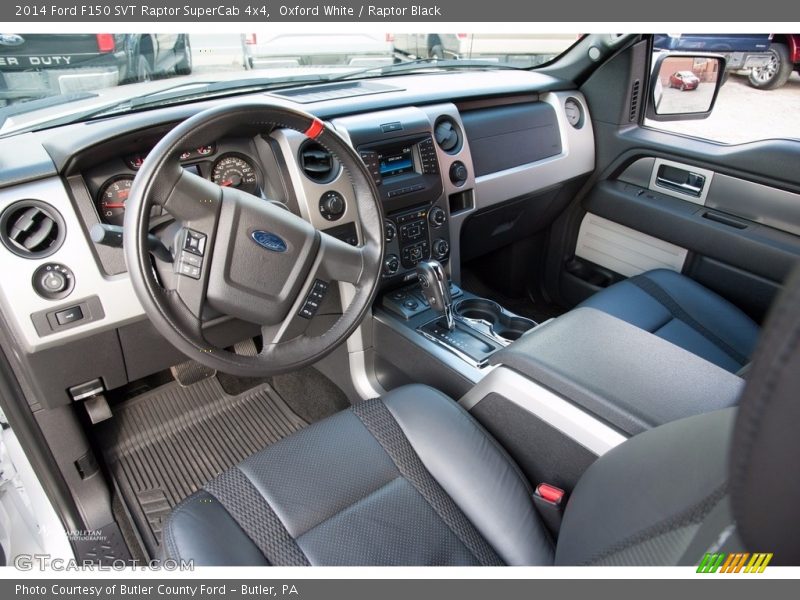Oxford White / Raptor Black 2014 Ford F150 SVT Raptor SuperCab 4x4
