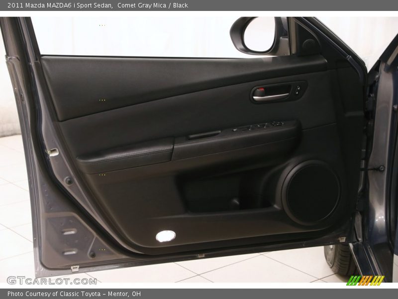 Comet Gray Mica / Black 2011 Mazda MAZDA6 i Sport Sedan