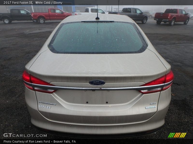 White Gold / Ebony 2017 Ford Fusion SE