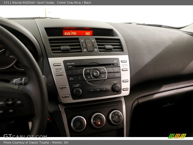 Comet Gray Mica / Black 2011 Mazda MAZDA6 i Sport Sedan