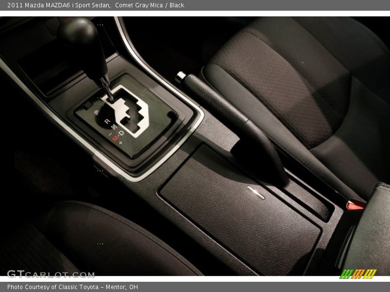 Comet Gray Mica / Black 2011 Mazda MAZDA6 i Sport Sedan