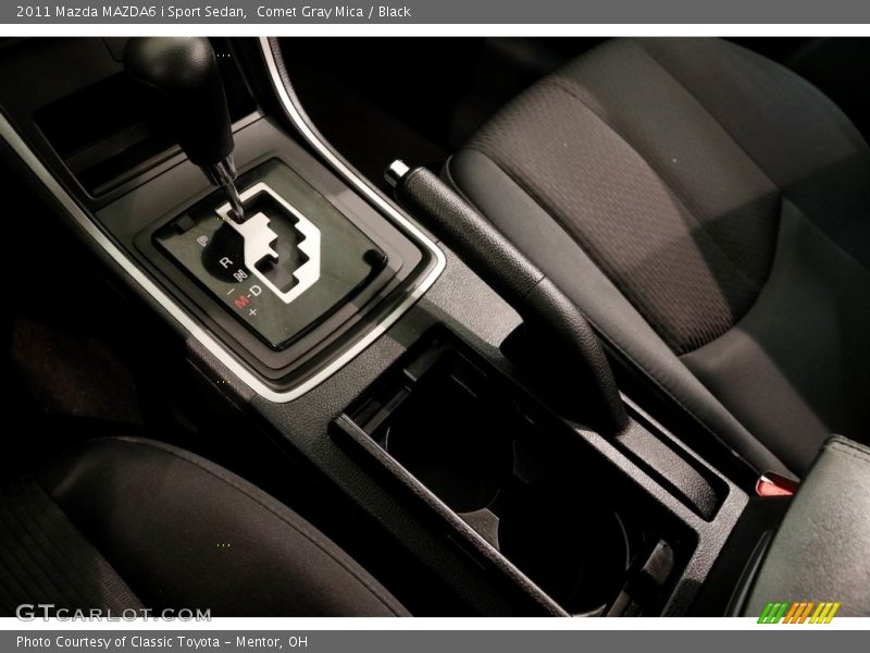 Comet Gray Mica / Black 2011 Mazda MAZDA6 i Sport Sedan