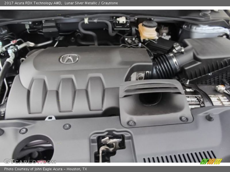 Lunar Silver Metallic / Graystone 2017 Acura RDX Technology AWD