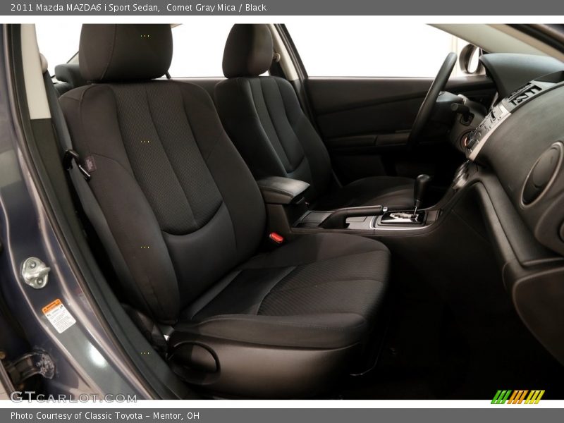 Comet Gray Mica / Black 2011 Mazda MAZDA6 i Sport Sedan