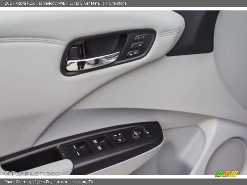 Lunar Silver Metallic / Graystone 2017 Acura RDX Technology AWD