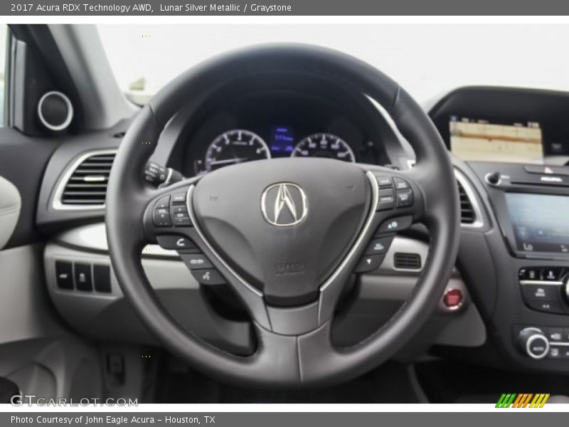 Lunar Silver Metallic / Graystone 2017 Acura RDX Technology AWD