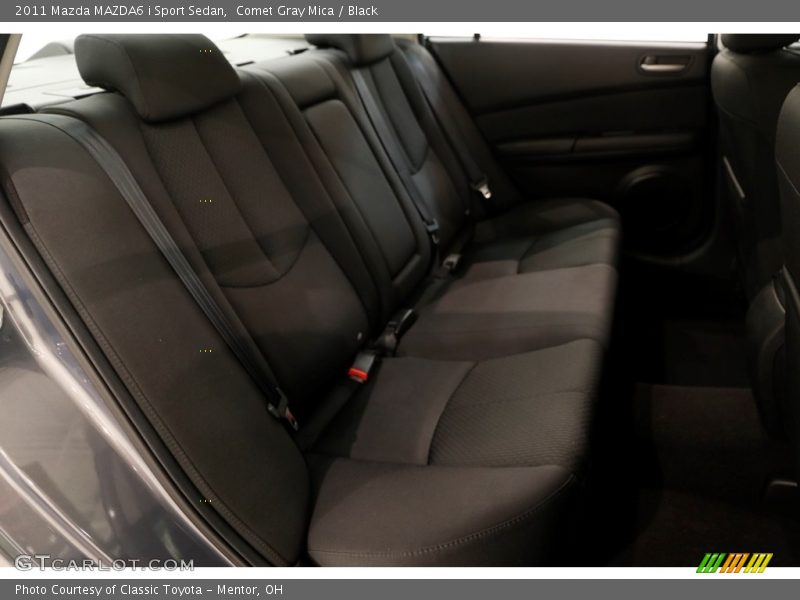 Comet Gray Mica / Black 2011 Mazda MAZDA6 i Sport Sedan