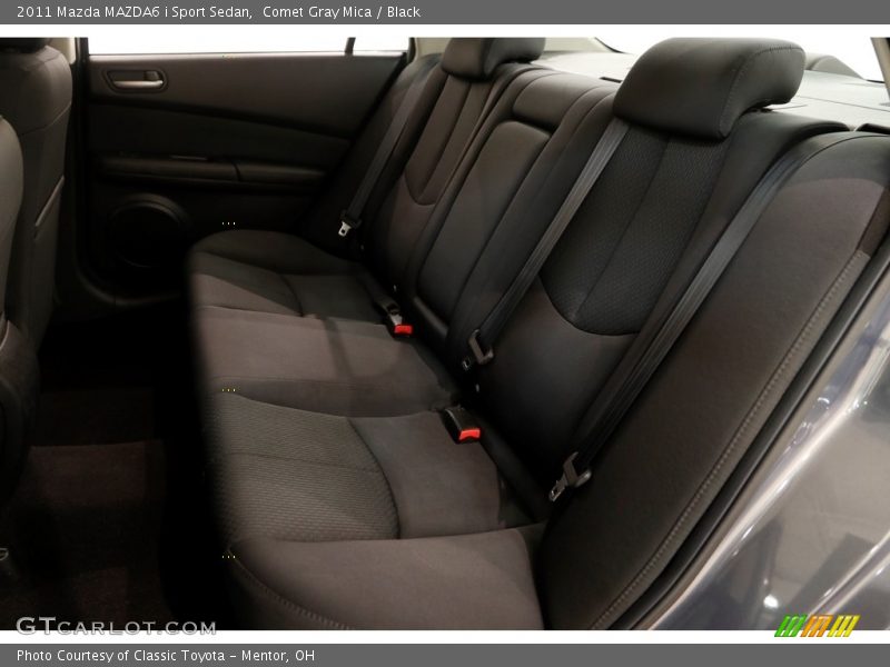 Comet Gray Mica / Black 2011 Mazda MAZDA6 i Sport Sedan