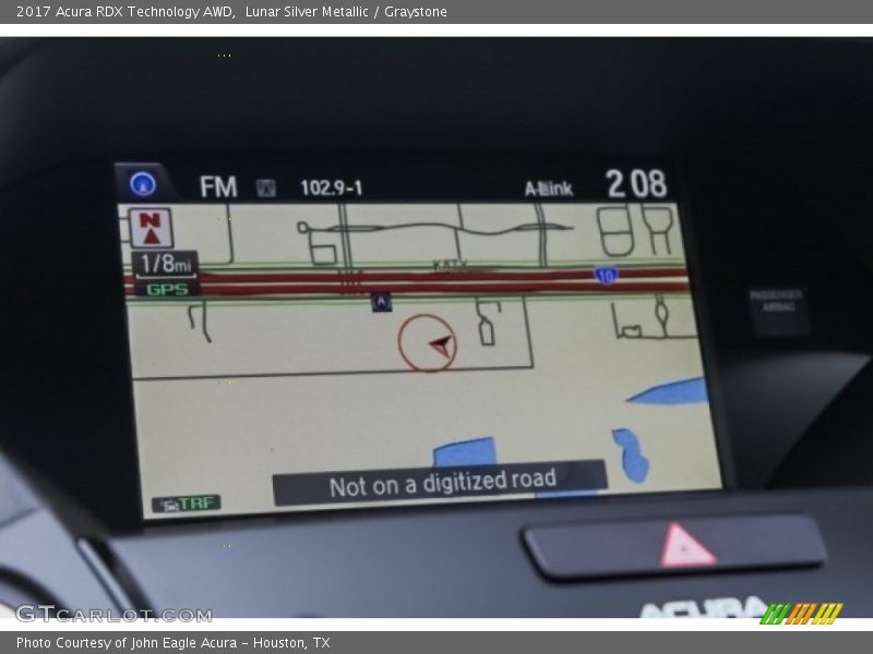 Lunar Silver Metallic / Graystone 2017 Acura RDX Technology AWD