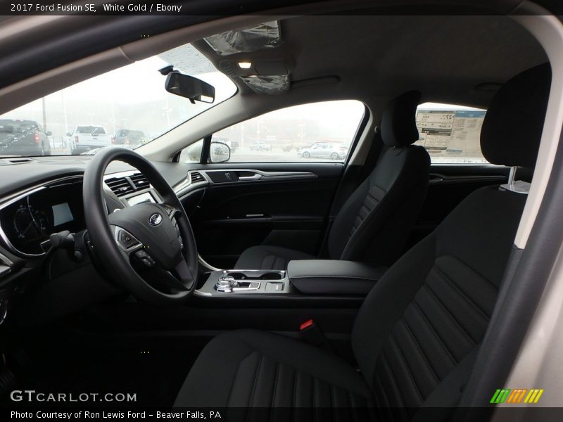 White Gold / Ebony 2017 Ford Fusion SE