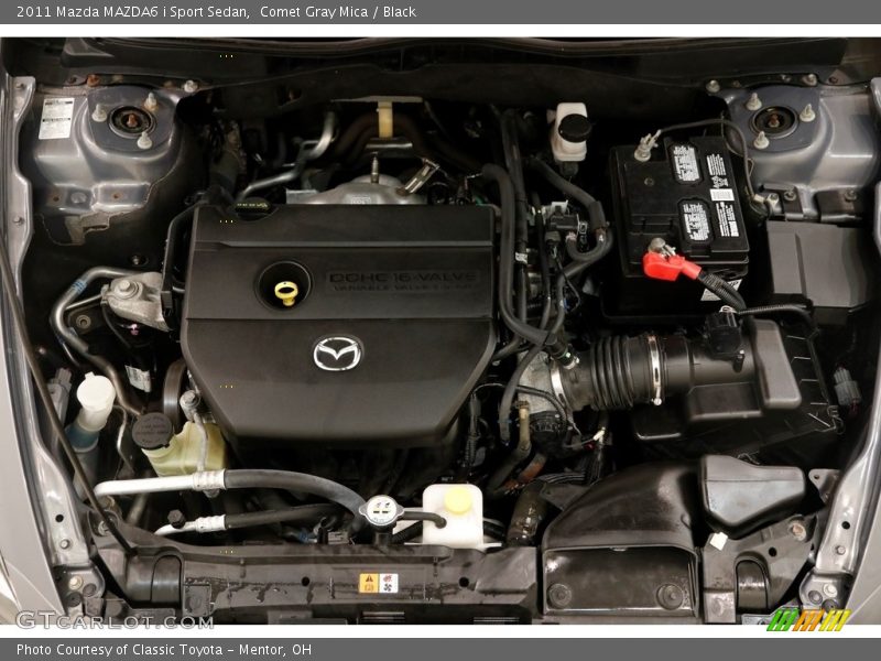 Comet Gray Mica / Black 2011 Mazda MAZDA6 i Sport Sedan