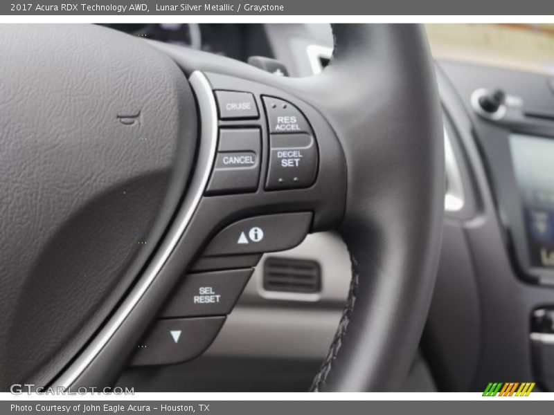 Lunar Silver Metallic / Graystone 2017 Acura RDX Technology AWD
