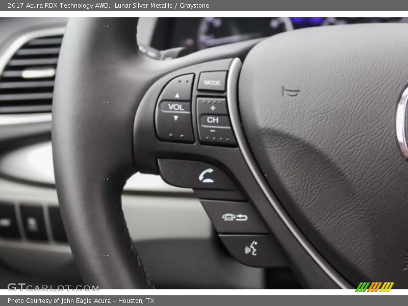 Lunar Silver Metallic / Graystone 2017 Acura RDX Technology AWD