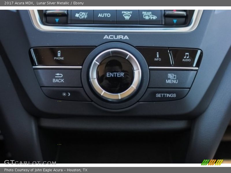 Lunar Silver Metallic / Ebony 2017 Acura MDX